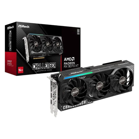 ASRock Radeon RX 9070 XT Challenger 16GB Graphics Card