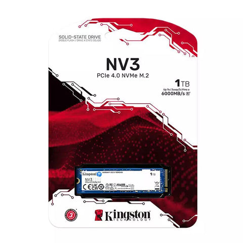 Kingston 2TB PCIe 4.0 NV3 NVMe M.2 2280 SSD