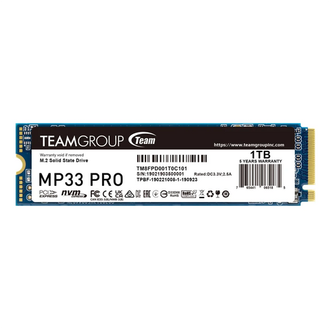 TEAM GROUP MP33 PRO M.2 1TB 3,500MB/s SSD