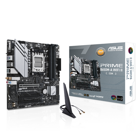 ASUS PRIME B650M-A WIFI II-CSM mATX Motherboard