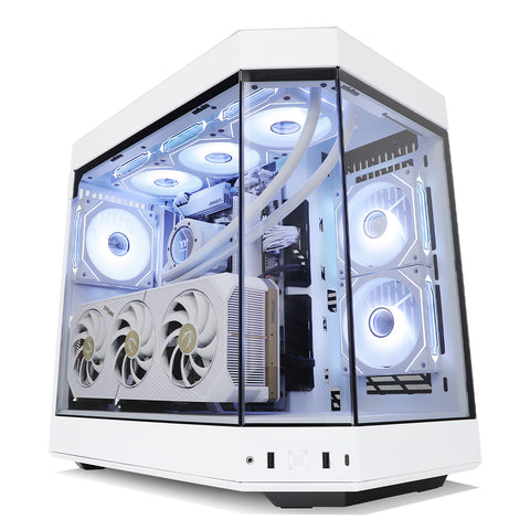 Abyssal LUX RTX 5090 Ryzen 7 9800X3D Gaming PC - SNOW
