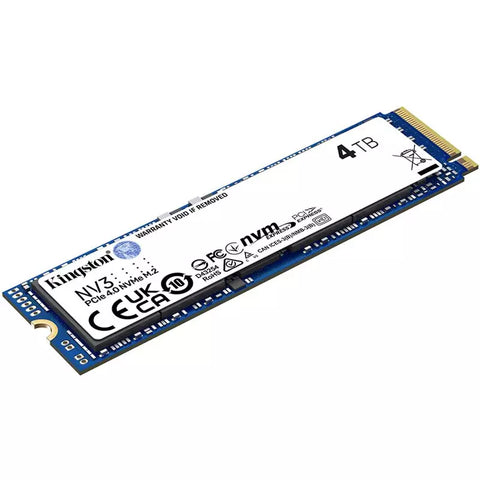Kingston 4TB PCIe 4.0 NV3 NVMe M.2 2280 SSD