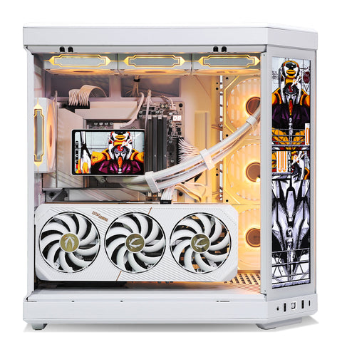 Abyssal GODLIKE RTX 5090 Ryzen 9 9950X3D Gaming PC - WHITE