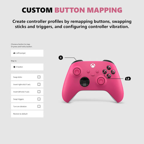 Xbox Core Controller series S|X - Deep Pink