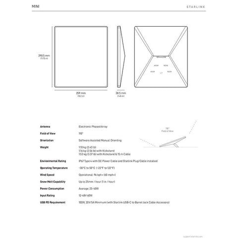 Starlink Mini Internet Kit
