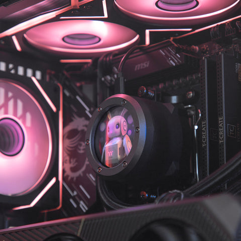 Abyssal LUX RTX 5090 Ryzen 9 9900X3D Gaming PC - BLACK