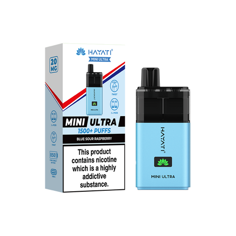 Hayati Mini Ultra 1500+ Puffs Kit Compliant Post June 1st