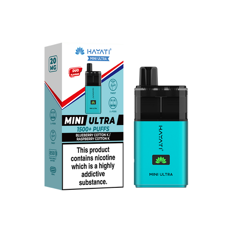Hayati Mini Ultra 1500+ Puffs Kit Compliant Post June 1st