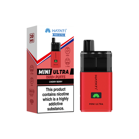 Hayati Mini Ultra 1500+ Puffs Kit Compliant Post June 1st