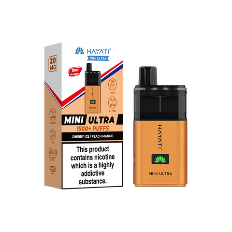 Hayati Mini Ultra 1500+ Puffs Kit Compliant Post June 1st