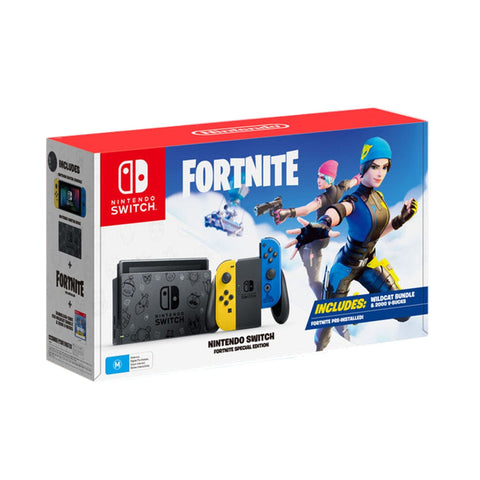 Nintendo Switch Gen 2 Fortnite Edition Bundle (Export Set) *Wildcat Bundle Code Removed*