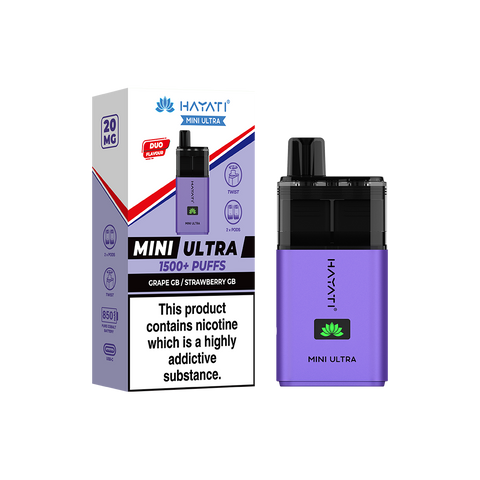 Hayati Mini Ultra 1500+ Puffs Kit Compliant Post June 1st