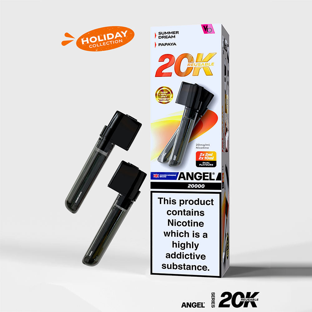 Angel 20K PUFF Pods 2x (2ml pod+ 10ml refill) - Unique Distribution