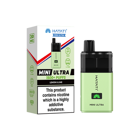 Hayati Mini Ultra 1500+ Puffs Kit Compliant Post June 1st