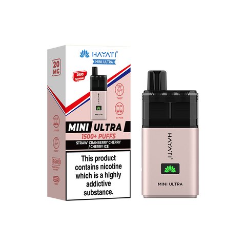 Hayati Mini Ultra 1500+ Puffs Kit Compliant Post June 1st