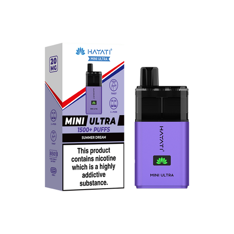 Hayati Mini Ultra 1500+ Puffs Kit Compliant Post June 1st