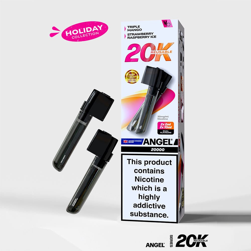Angel 20K PUFF Pods 2x (2ml pod+ 10ml refill) - Unique Distribution