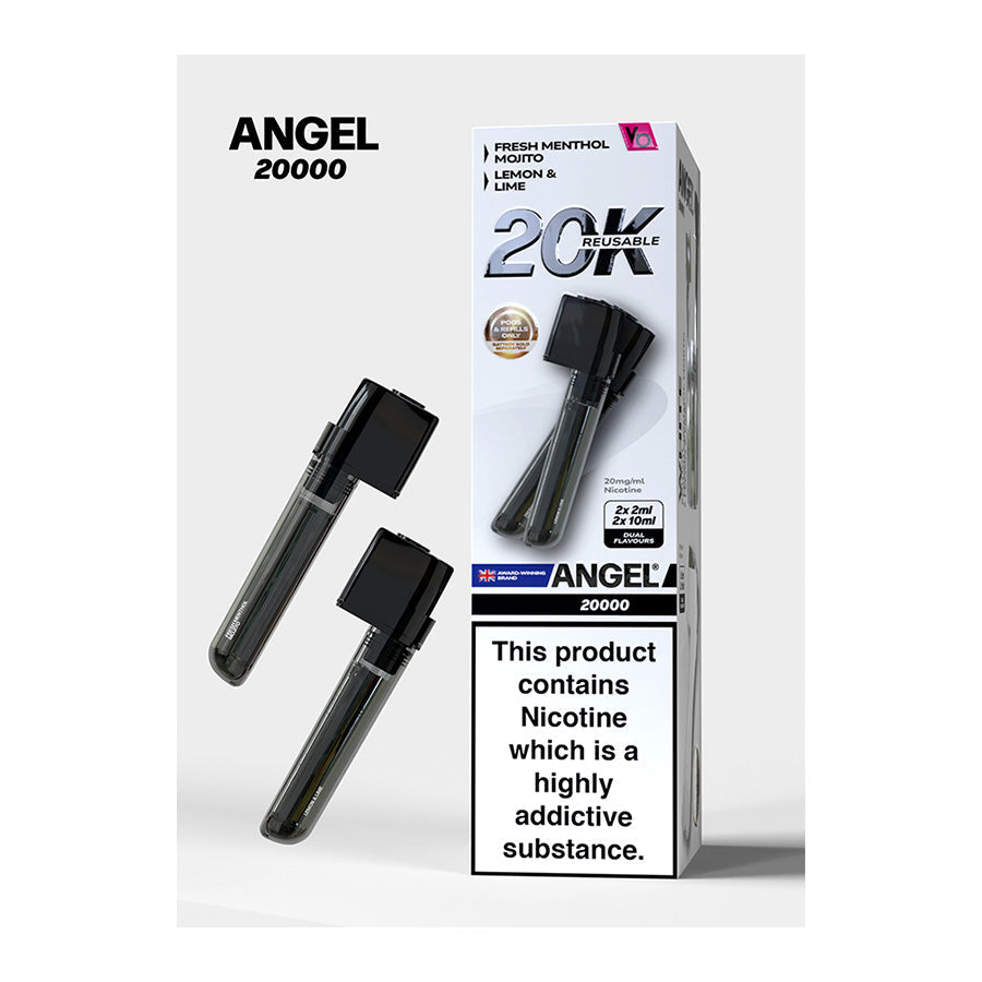 Angel 20K PUFF Pods 2x (2ml pod+ 10ml refill) - Unique Distribution