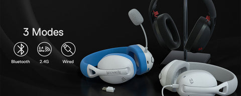 Redragon IRE Pro Ultra-Light 7.1 Surround Sound Wireless Gaming Headset For PC, Mac, PS4, Switch and Phone