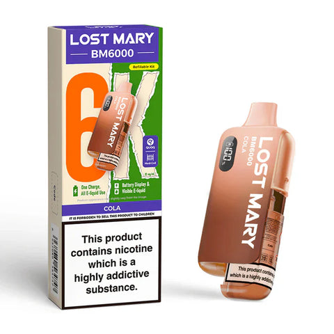 Lost Mary BM6000 Refillable Kits Compliant Post June 1st