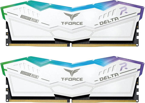 Team T-FORCE DELTA RGB 6000Mhz 32GB (2x16GB) DDR5 (INTEL XMP & AMD EXPO) White