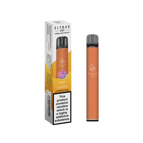 Elf Bar 600 Prefilled Pod Kit Compliant Post June 1st