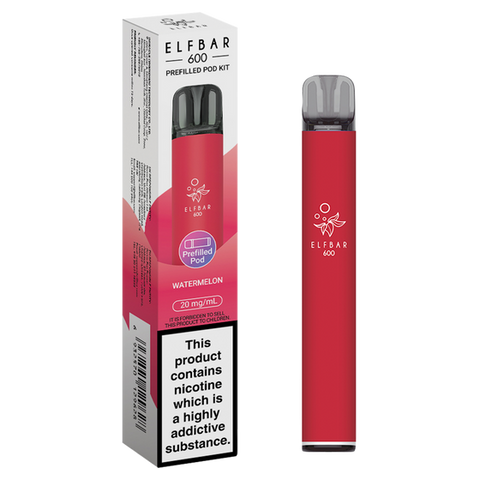 Elf Bar 600 Prefilled Pod Kit Compliant Post June 1st