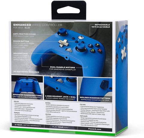 PowerA Enhanced Wired Controller For Xbox - Blue