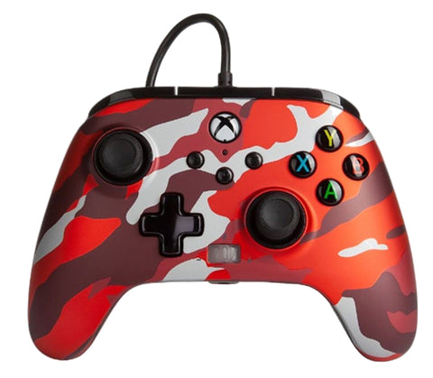 PowerA Enhanced Wired Controller For Xbox - Metallic Red Camo