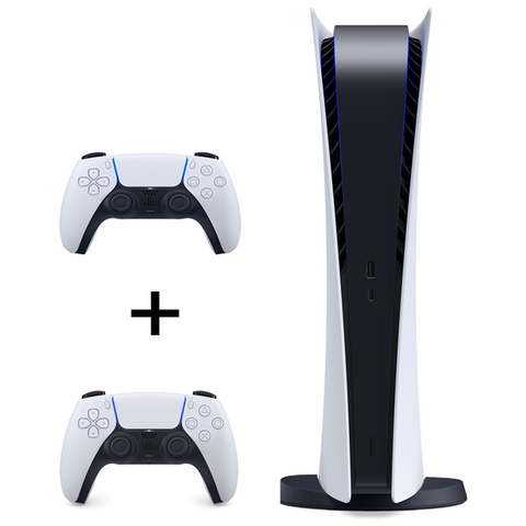 Sony PlayStation 5 Digital Edition Console With Extra DualSense Wireless Controller