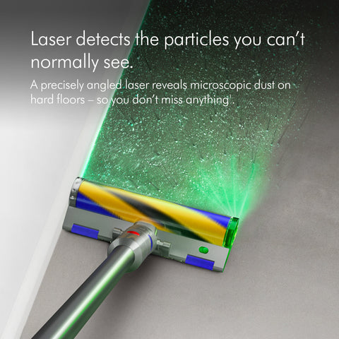 Dyson V12 Absolute Cordless Vacuum Cleaner - Nickel & Yellow | V12ABSOLUTENE